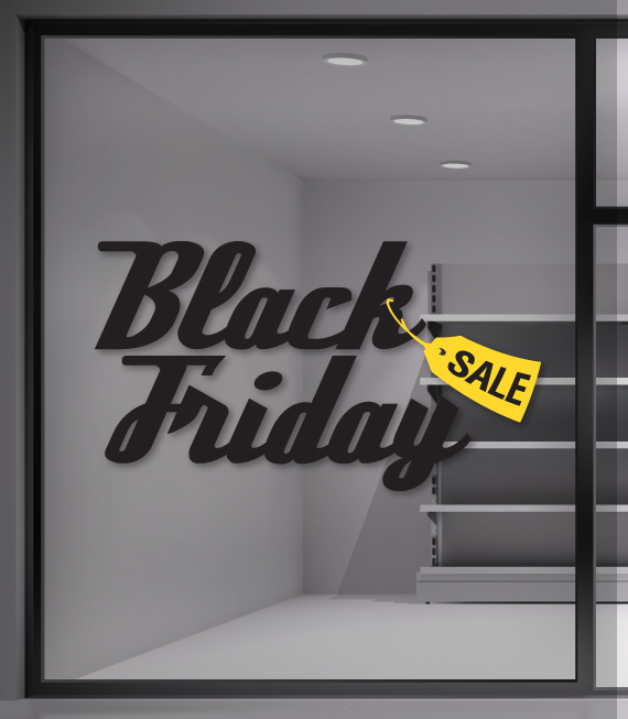 Αυτοκόλλητο Βιτρίνας Black Friday. Αυτοκόλλητο Black Friday. Διακοσμήστε τη βιτρίνα σας και προσελκύστε πελάτες με ένα αυτοκόλλητο. Αυτοκόλλητο Βιτρίνας Black Friday. Αυτοκόλλητο Black Friday. Διακοσμήστε τη βιτρίνα σας και προσελκύστε πελάτες με ένα αυτοκόλλητο.