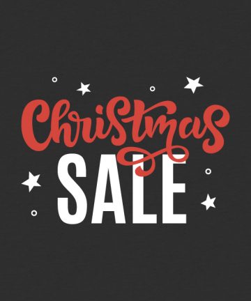 Χριστουγεννιάτικο Αυτοκόλλητο Sales - Διακόσμηση Βιτρίνας Καταστημάτων - Εκπτώσεις Χριστουγέννων