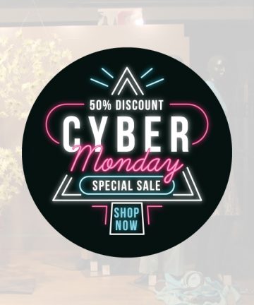 Αυτοκόλλητο Cyber Monday - Αυτοκόλλητα Εκπτώσεων - Προσφορών για καταστήματα - SaleStickers