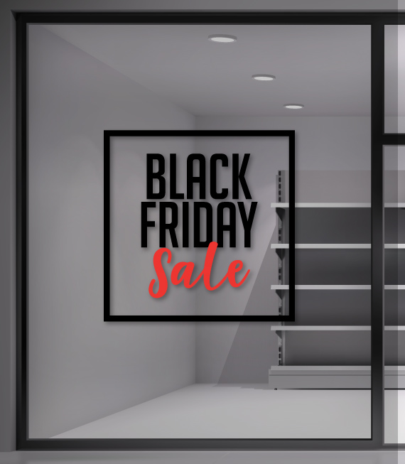 Black Friday Sticker. Αυτοκόλλητο για να προβάλετε τις προσφορές σας. Διακοσμήστε τη βιτρίνα σας και προσελκύστε πελάτες με ένα αυτοκόλλητο Black Friday Black Friday Sticker. Αυτοκόλλητο για να προβάλετε τις προσφορές σας. Διακοσμήστε τη βιτρίνα σας και προσελκύστε πελάτες με ένα αυτοκόλλητο Black Friday
