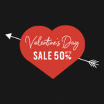 Valentine's Day - Αυτοκόλλητα - Αυτοκόλλητα Βιτρίνας Καταστημάτων για την ημέρα του Αγίου Βαλεντίνου