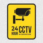 Αυτοκόλλητα Κάμερα Ασφαλείας CCTV για σήμανση καταγραφής με κάμερα σε καταστήματα και ιδιωτικούς χώρους