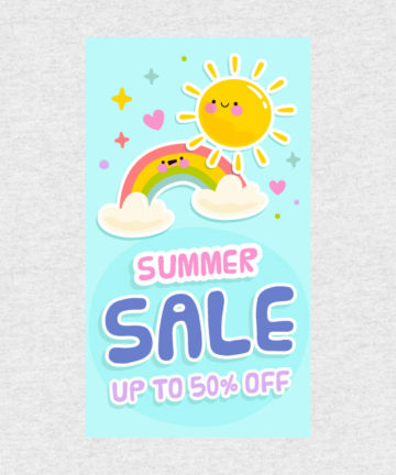 Καλοκαιρινά Sales Stickers. Εντυπωσιάστε σε αυτές τις καλοκαιρινές εκπτώσεις με ένα υπέροχο αυτοκόλλητο για το κατάστημα σας. Αυτοκόλλητα Εκπτώσεων.