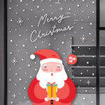 Χριστουγεννιάτικο Αυτοκόλλητο - Santa Claus. Διακόσμηση βιτρίνας καταστημάτων για την εορταστική περίοδο των Χριστουγέννων!!! Χριστουγεννιάτικο Αυτοκόλλητο - Santa Claus. Διακόσμηση βιτρίνας καταστημάτων για την εορταστική περίοδο των Χριστουγέννων!!!