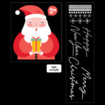 Χριστουγεννιάτικο Αυτοκόλλητο - Santa Claus. Διακόσμηση βιτρίνας καταστημάτων για την εορταστική περίοδο των Χριστουγέννων!!! Χριστουγεννιάτικο Αυτοκόλλητο - Santa Claus. Διακόσμηση βιτρίνας καταστημάτων για την εορταστική περίοδο των Χριστουγέννων!!!