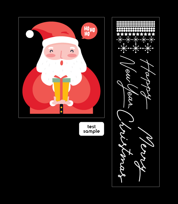 Χριστουγεννιάτικο Αυτοκόλλητο - Santa Claus. Διακόσμηση βιτρίνας καταστημάτων για την εορταστική περίοδο των Χριστουγέννων!!! Χριστουγεννιάτικο Αυτοκόλλητο - Santa Claus. Διακόσμηση βιτρίνας καταστημάτων για την εορταστική περίοδο των Χριστουγέννων!!!