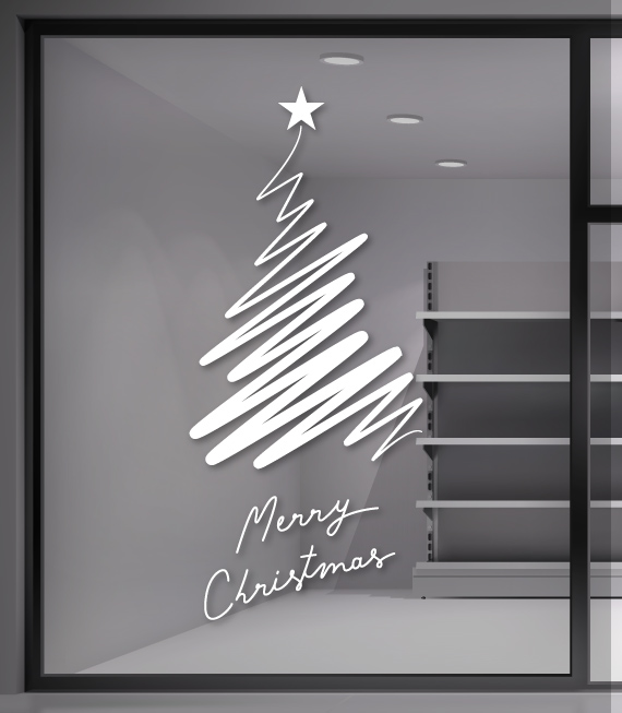 Christmas Tree Sticker. Διακόσμηση βιτρίνας καταστημάτων με χριστουγεννιάτικα αυτοκόλλητα, απλά, γρήγορα και οικονομικά για την εορταστική περίοδο. Christmas Tree Sticker. Διακόσμηση βιτρίνας καταστημάτων με χριστουγεννιάτικα αυτοκόλλητα, απλά, γρήγορα και οικονομικά για την εορταστική περίοδο.