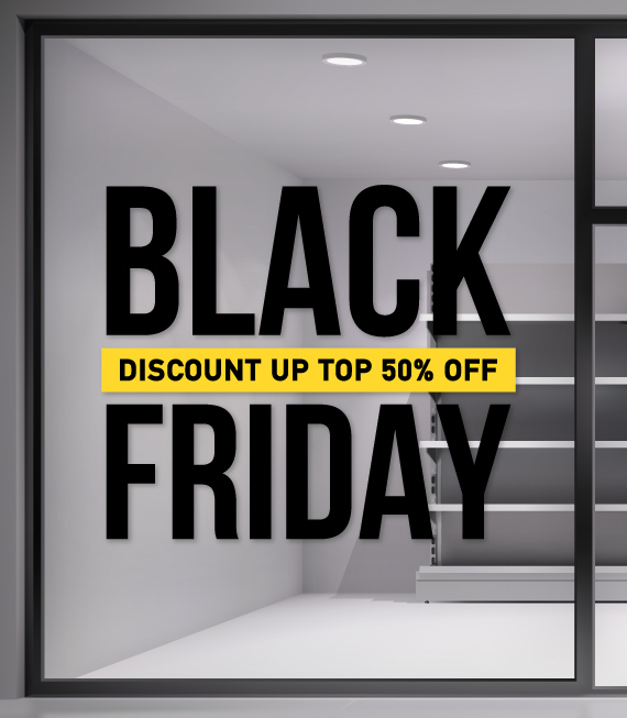 Αυτοκόλλητο Καταστήματος Black Friday. Εντυπωσιάστε την ημέρα της BLACK FRIDAY με ένα υπέροχο αυτοκόλλητο για το κατάστημα σας. Αυτοκόλλητο Καταστήματος Black Friday. Εντυπωσιάστε την ημέρα της BLACK FRIDAY με ένα υπέροχο αυτοκόλλητο για το κατάστημα σας.