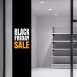 Αυτοκόλλητα Μπάνερ Black Friday. Εντυπωσιάστε την ημέρα της BLACK FRIDAY με ένα υπέροχο αυτοκόλλητο για το κατάστημα σας.
