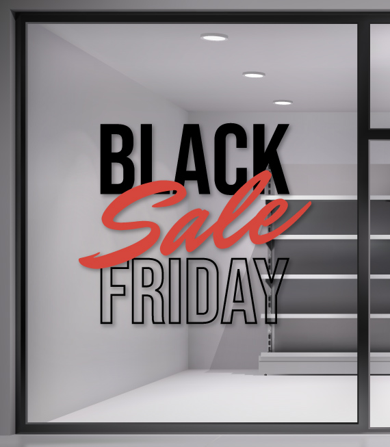 Αυτοκόλλητο Black Friday Sale. Εντυπωσιάστε την ημέρα της BLACK FRIDAY εύκολα, γρήγορα και οικονομικά με ένα αυτοκόλλητο για το κατάστημα σας. Αυτοκόλλητο Black Friday Sale. Εντυπωσιάστε την ημέρα της BLACK FRIDAY εύκολα, γρήγορα και οικονομικά με ένα αυτοκόλλητο για το κατάστημα σας.