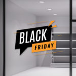 Αυτοκόλλητο Black Friday. Εντυπωσιάστε την ημέρα της BLACK FRIDAY με ένα υπέροχο αυτοκόλλητο για το κατάστημα σας και προσελκύστε πελάτες.