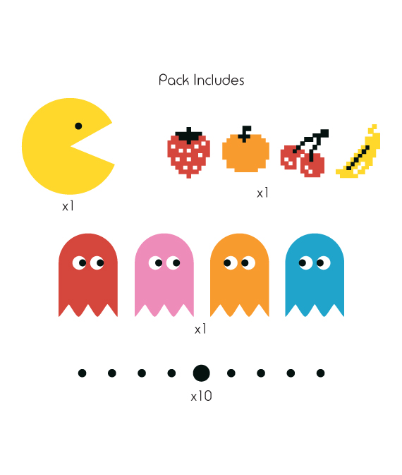 Αυτοκόλλητο Τοίχου Pacman. Αυτοκόλλητα τοίχου για να μεταμορφώσετε τον χώρο του σπιτιού σας. Ιδανικό για παιδικά και εφηβικά δωμάτια! Αυτοκόλλητο Τοίχου Pacman. Αυτοκόλλητα τοίχου για να μεταμορφώσετε τον χώρο του σπιτιού σας. Ιδανικό για παιδικά και εφηβικά δωμάτια!