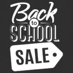 Back to School Sale Sticker. Διακοσμήστε τη βιτρίνα σας με ένα αυτοκόλλητο Back to School. Μεγάλη ποικιλία σε σχέδια και αυτοκόλλητα.
