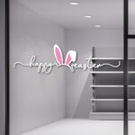 Πασχαλινό Αυτοκόλλητο Καταστημάτων. Διακοσμήστε γρήγορα και οικονομικά την βιτρίνα του καταστήματος σας κατά την Πασχαλινή περίοδο.