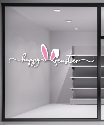 Πασχαλινό Αυτοκόλλητο Καταστημάτων. Διακοσμήστε γρήγορα και οικονομικά την βιτρίνα του καταστήματος σας κατά την Πασχαλινή περίοδο.
