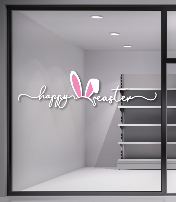 Πασχαλινό Αυτοκόλλητο Καταστημάτων. Διακοσμήστε γρήγορα και οικονομικά την βιτρίνα του καταστήματος σας κατά την Πασχαλινή περίοδο.