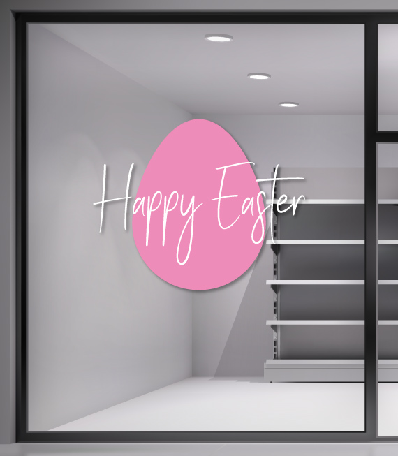 Πασχαλινά αυτοκόλλητα βιτρίνας για καταστήματα. Ανανεώστε εύκολα και οικονομικά την Πασχαλινή βιτρίνα σας και τραβήξτε τα βλέμματα.
