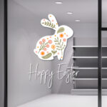 Πασχαλινά αυτοκόλλητα βιτρίνας για καταστήματα. Ανανεώστε εύκολα και οικονομικά την Πασχαλινή βιτρίνα σας και τραβήξτε τα βλέμματα.