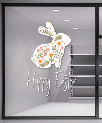 Πασχαλινά αυτοκόλλητα βιτρίνας για καταστήματα. Ανανεώστε εύκολα και οικονομικά την Πασχαλινή βιτρίνα σας και τραβήξτε τα βλέμματα.